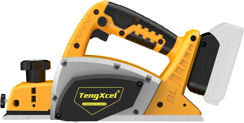 TengXcel مخطط يدوي كهربائي لبطارية ديوالت 20 فولت ماكس، مخطط لاسلكي بعمق قطع 2 مم، 3-1/4 بوصة مع محرك بدون فرش، 30000 دورة في الدقيقة، مخطط خشب للأعمال الخشبية المنزلية (بدون بطارية) - Image 1